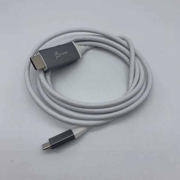 J5 Create USB-C to 4K HDMI Cable {MacBook/ iPad/ iPhone Pro to TV} Display Port - Picture 1 of 4